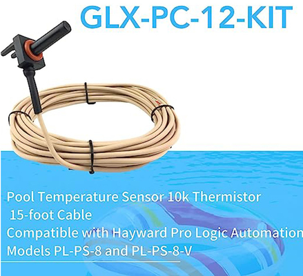 GLX-PC-12-KIT পুল টেম্পারেচার সেন্সর থার্মিস্টার ওয়াটার এয়ার সোলার 15 ফিট ক্যাবল সহ
